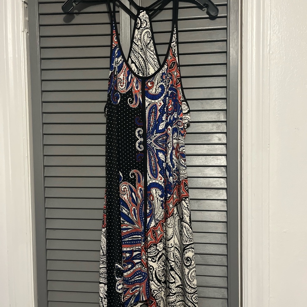 Paisley Print Dress